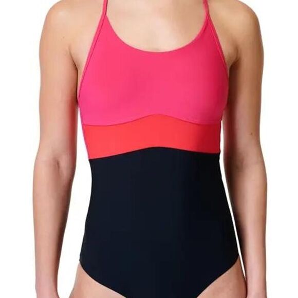 Sweaty Betty Other - Sweaty betty Women's Pink and Black Swimsuit-one-piece